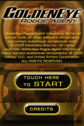 GoldenEye - Rogue Agent (USA) screen shot title